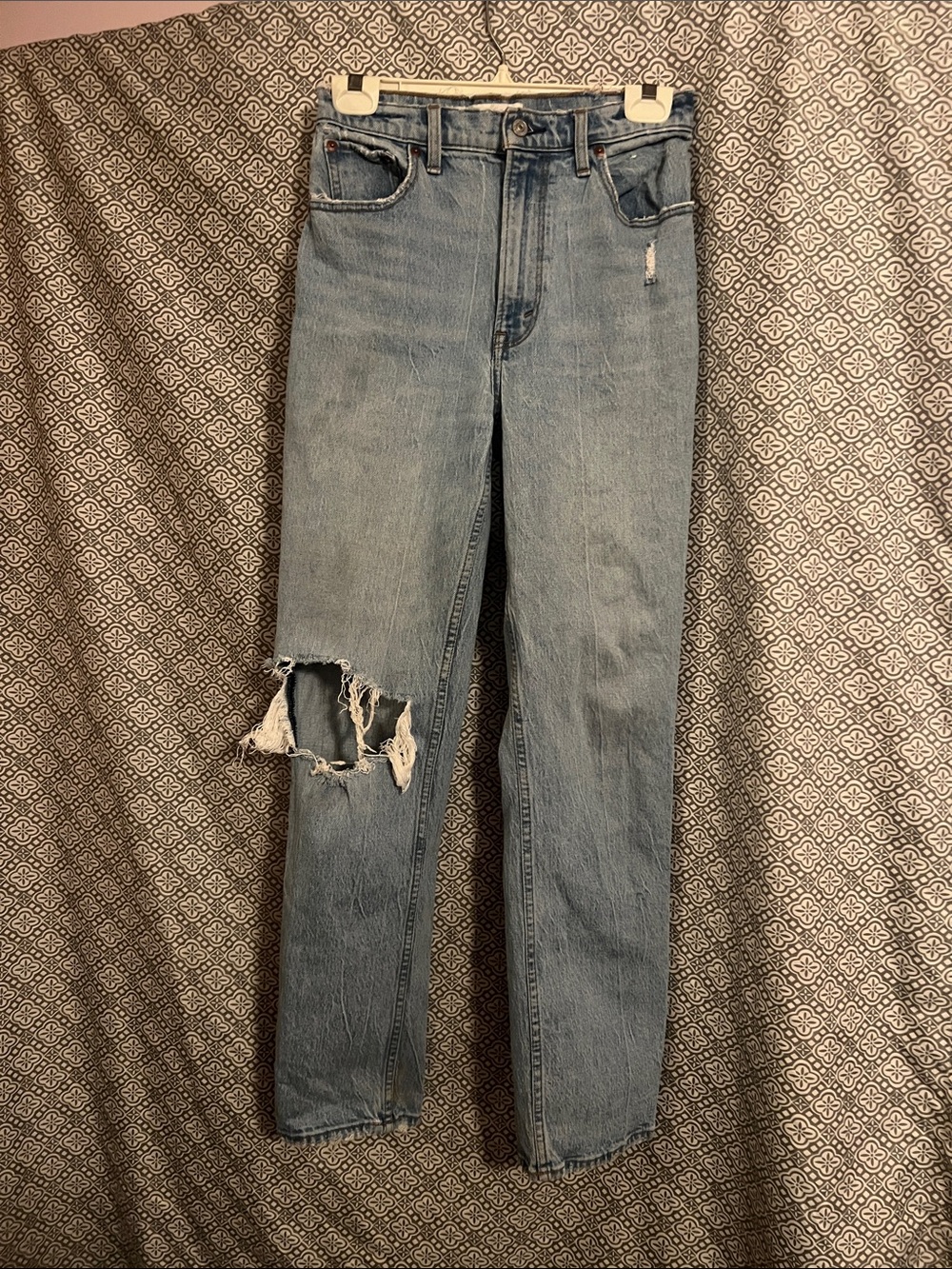 Women’s Light Blue The 90s straight ultra high rise